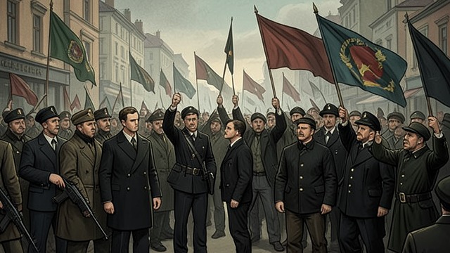 A Small Fascist Foot Soldier from "M: Son of the Century". Waiting for Purpose A Thin Organization Dumini waits for Mussolini at a Florence gathering and watches the movement struggle to gain supporters.