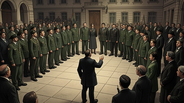 Organization and Hierarchy from "M: Son of the Century". A Party-Militia System Centralizing Armed Men Mussolini seeks to formalize the squads through a national militia.