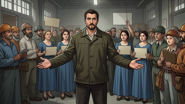 The Christ of Workers from "M: Son of the Century". A Mass Socialist Following A Trusted Organizer Bombacci rises as a gentle, forceful advocate for workers and peasants, building unions and women’s…