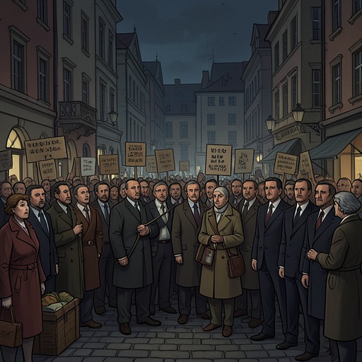 The Socialist Revolution That Never Arrives from "M: Son of the Century". This flow follows the Italian socialist movement’s mass growth, repeated postponement of revolution, and fragmentation.