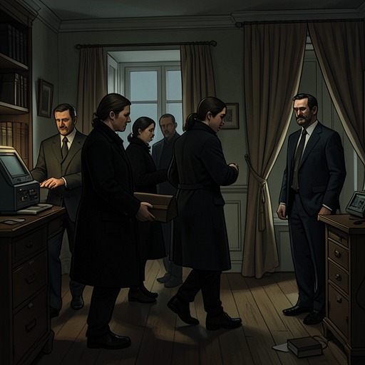 Matteotti’s Murder and the Political Machine from "M: Son of the Century". This flow follows the chain of operatives, officials, and concealed evidence that links the murder to the regime.