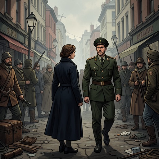 Fascists and Socialists in a De Facto Civil War from "M: Son of the Century". This flow traces the escalation from postwar confrontation to organized fascist violence and the collapse of socialist resistance.