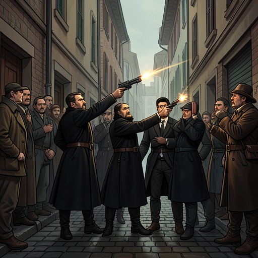 The Failed Pacification and Its Aftermath from "M: Son of the Century". This flow traces the attempt to halt fascist-socialist violence and the provincial leaders’ rejection of peace.
