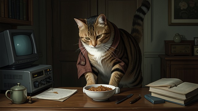 The Tugger’s Offered Meal from "Old Possum's Book of Practical Cats". The Tugger’s Offered Meal An Offer Rejected The Rum Tum Tugger would rather have another food than the one offered. The meal becomes a test of his preference.