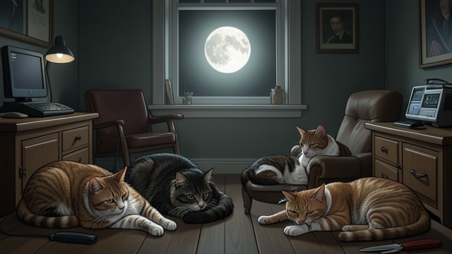 Waiting for the Moon from "Old Possum's Book of Practical Cats". Waiting for the Moon Shared Anticipation The Jellicle Cats rest and prepare while awaiting the moon.