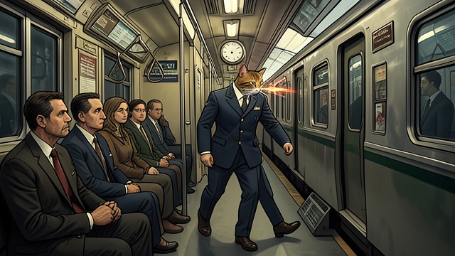 The Signal at 11:42 from "Old Possum's Book of Practical Cats". The Signal at 11:42 Passengers Wait The signal is nearly due while passengers grow frantic. The delay intensifies as the train’s departure time approaches.