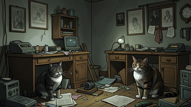 Which Cat Was Which from "Old Possum's Book of Practical Cats". Which Cat Was Which Coordinated Confusion A crash may come from the dining room, pantry, or library.