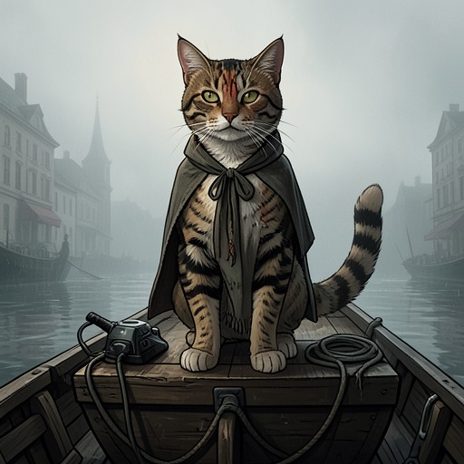 Growltiger’s Last Stand from "Old Possum's Book of Practical Cats". This flow traces Growltiger’s reputation for violence through a final ambush that reverses his power and ends his reign of intimidation.
