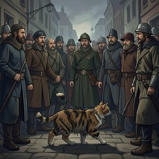 The Tugger’s Contradictions from "Old Possum's Book of Practical Cats". This flow follows The Rum Tum Tugger’s recurring reversals, showing how preference and refusal become the defining habits of his character.