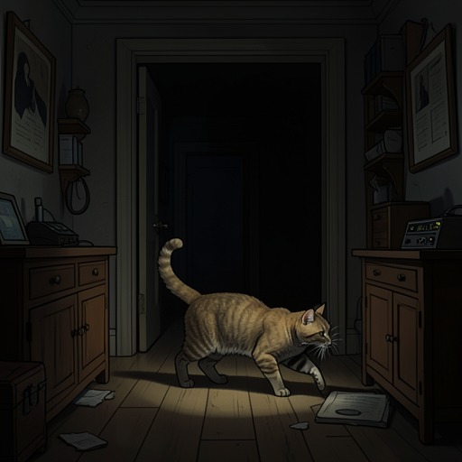 Jennyanydots After Dark from "Old Possum's Book of Practical Cats". This flow follows Jennyanydots from daytime idleness into a hidden nightly career organizing and reforming household creatures.