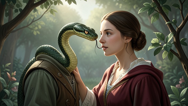 External Suggestion from "Paradise Lost". External Suggestion The tempter arrives Satan uses the Serpent as a vessel because its natural subtlety can conceal supernatural intention.