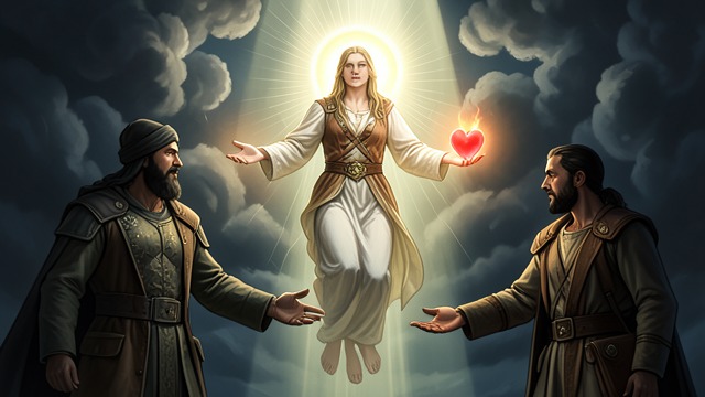 The Son's Offer from "Paradise Lost". The Son's Offer Life for life The Son offers himself to bear human mortality and satisfy the demands of justice.
