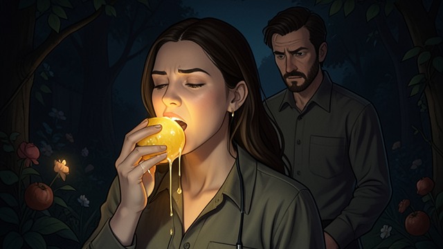 Consent and Act from "Paradise Lost". Consent and Act Choice embodied Eve reaches and eats, then Adam knowingly follows.