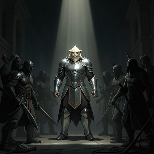 Abdiel's Solitary Fidelity from "Paradise Lost". This flow follows Abdiel's refusal to join rebellion and his movement from isolated dissent to vindicated service.