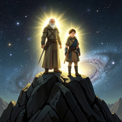 God and the Son from "Paradise Lost". This flow traces the Father's and Son's relationship as a pattern of shared glory, delegated authority, mutual love, and redemptive cooperation.