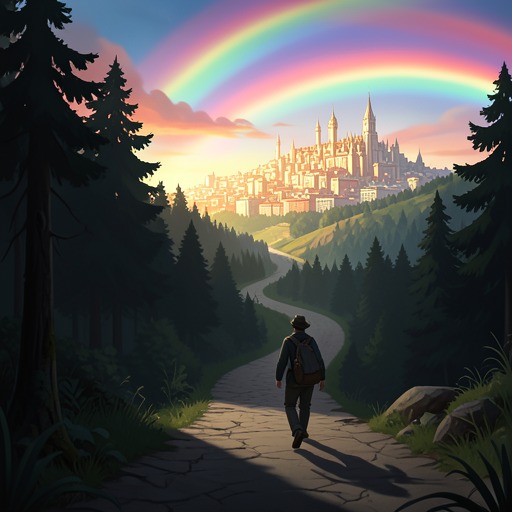The Return to Paradise from "Paradise Lost". This flow traces the poem's movement from lost Eden toward a greater future paradise made possible by grace, faithful endurance, and renewed creation.