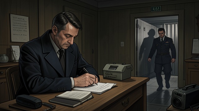 A Deadly Invitation from "The Pale Blue Eye". A Deadly Invitation A false rendezvous Landor writes Leroy Fry a note resembling an invitation from Patsy, whom Fry admires.