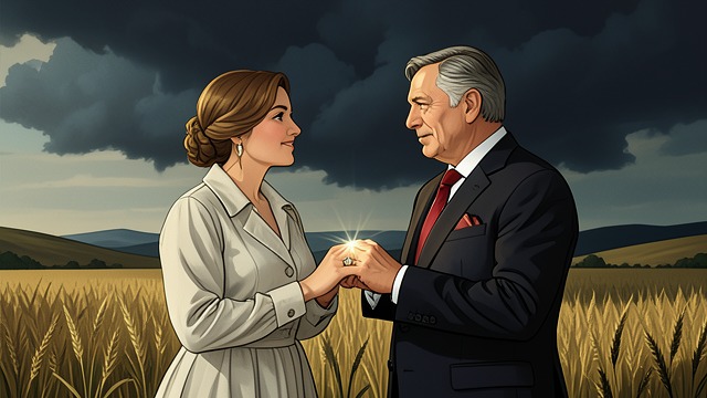 The Promise of Marriage from "The Pale Blue Eye". The Promise of Marriage A hurried engagement After Lea’s crisis, she and Poe pledge themselves to each other.