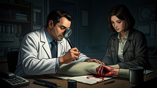 Evidence Against Suicide from "The Pale Blue Eye". Evidence Against Suicide A working theory Landor persuades Hitchcock that Leroy Fry may have been killed before his body was mutilated.