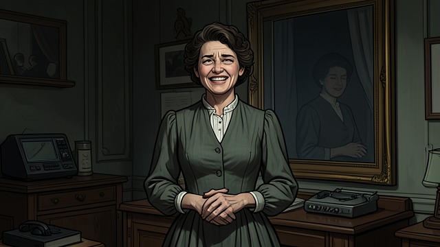 A Mother’s Performance from "The Pale Blue Eye". A Mother’s Performance A brittle public face Mrs. Marquis’s cheerful hosting alternates with anger, migraines, and sudden distress.
