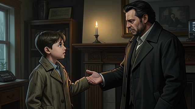 An Adopted Childhood from "The Pale Blue Eye". An Adopted Childhood A home offered John Allan and his wife take Poe into their household after his parents die.