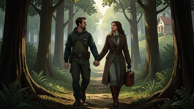 A Close Childhood from "The Pale Blue Eye". A Close Childhood A shared life Landor and Mattie read, solve puzzles, and walk together in the Highlands.