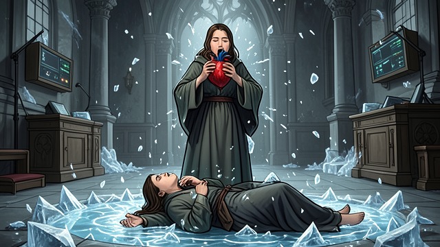 The Failed Release from "The Pale Blue Eye". The Failed Release Refusal at the altar At the Icehouse, Lea is told the final rite will free her.