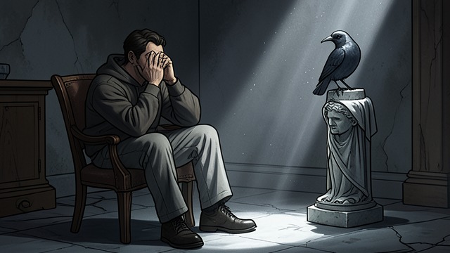 Hope Extinguished from "The Raven". Hope Extinguished Reunion Denied The Raven rejects the prospect of Lenore’s future embrace. The last hopeful image disappears.