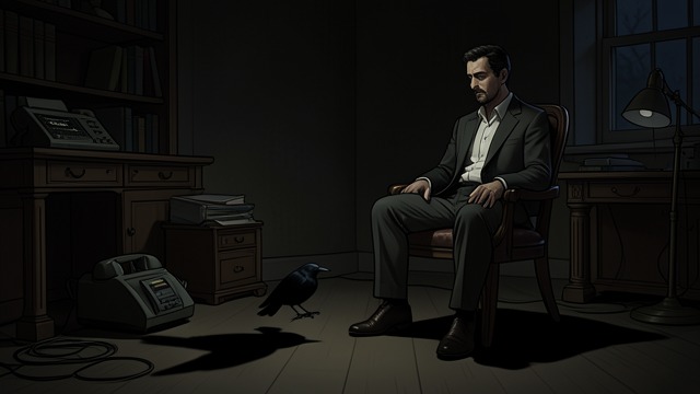 Fatalistic End from "The Raven". Fatalistic End Will Overruled The Raven does not move, and the narrator cannot alter the scene. His future appears dictated by the visitor’s stillness.