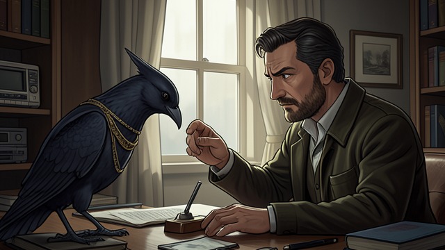Fate Hypothesis from "The Raven". Fate Hypothesis Pattern Recognition The narrator begins reading The Raven’s word as a pattern governing his future. Chance is displaced by an imagined design.