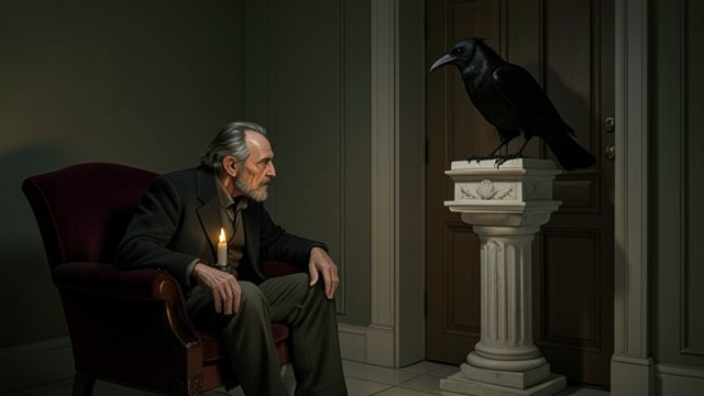 Name Inquiry from "The Raven". Name Inquiry Testing the Visitor The narrator asks The Raven for its lordly name.