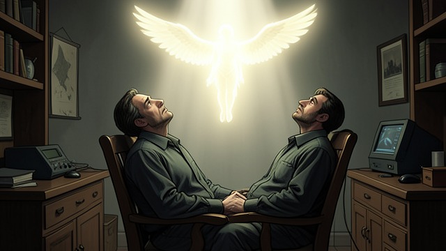 Sainted Image from "The Raven". Sainted Image Heavenly Association Lenore is associated with Angels and sacred naming. The narrator enlarges private love into spiritual significance.