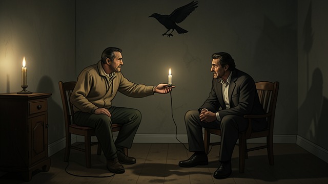 Earthly Separation from "The Raven". Earthly Separation Absent Figure Lenore is invoked but does not appear beyond the echo. The narrator’s relationship has already crossed into memory.