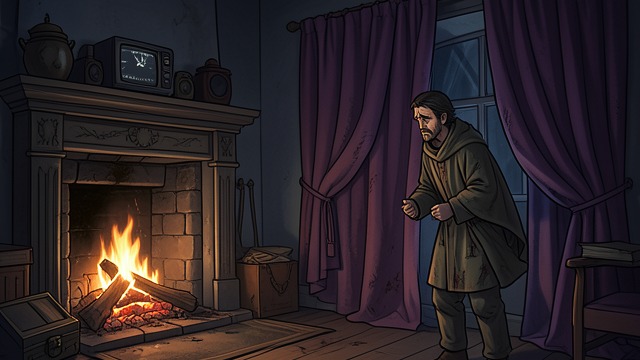 Sorrowful Objects from "The Raven". Sorrowful Objects Ember and Curtain Dying embers and rustling curtains take on emotional significance. The narrator reads the room as a landscape of mourning.