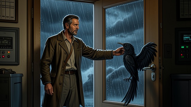 Parting Order from "The Raven". Parting Order Sudden Resistance The narrator commands The Raven to return to the tempest and Night’s Plutonian shore.