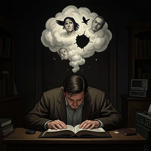 The Romantic Imagination from "The Raven". This flow traces imagination as both a source of beauty and the mechanism that deepens the narrator’s suffering.