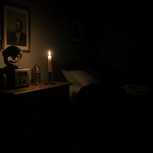 Light and Darkness from "The Raven". This flow traces the poem’s movement from candlelit uncertainty toward a final darkness that contains the narrator’s soul.