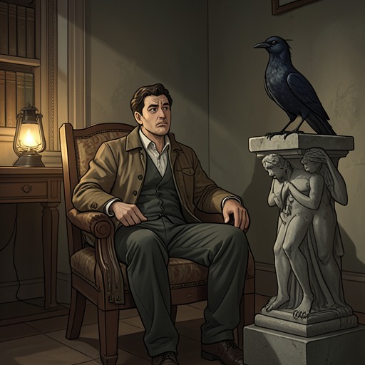 The Sequence of Questions from "The Raven". This flow follows the narrator’s changing questions as curiosity becomes accusation, prayer, and despair.