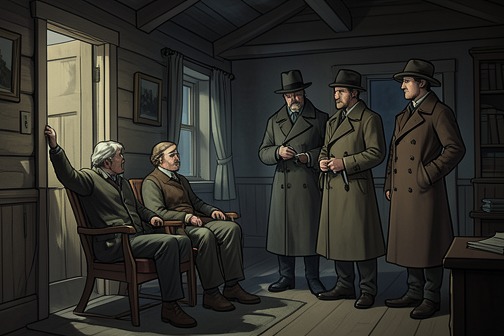 New Hampshire cabin siege from "The Cabin at the End of the World". The New Hampshire cabin siege confines Andrew, Eric, and Wen under the control of Leonard, Sabrina, Redmond, and Adriane, who present a forced sacrifice as the…