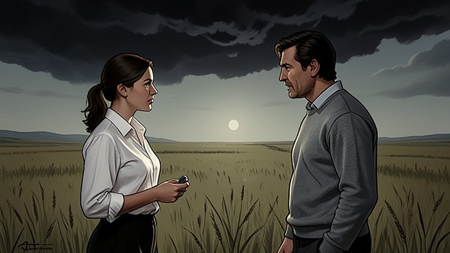 Sabrina’s Final Warning from "The Cabin at the End of the World". Sabrina’s Final Warning An Escape Route Sabrina leads Eric and Andrew toward the keys hidden under a rock.
