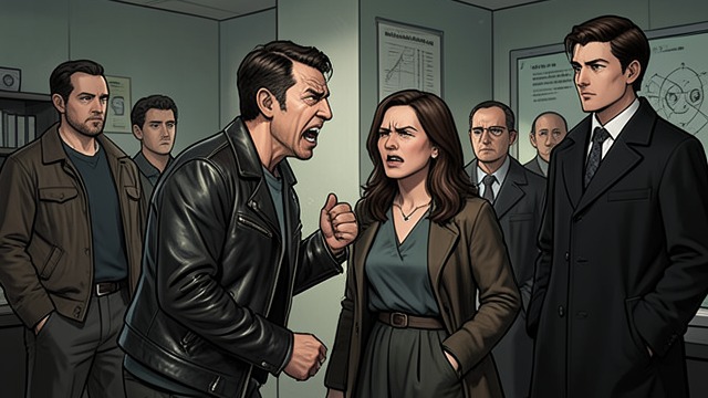 Redmond as the Outsider from "The Cabin at the End of the World". Redmond as the Outsider Open Contempt Redmond mocks the family and dismisses Leonard’s attempts to introduce the group humanely.