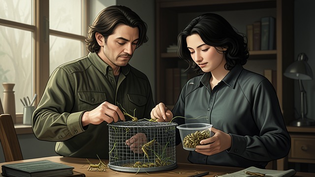 A Gentle Stranger from "The Cabin at the End of the World". A Gentle Stranger A Carefully Warm Introduction Leonard approaches Wen while she collects grasshoppers.