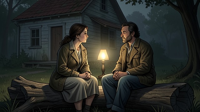 A Confiding Conversation from "The Cabin at the End of the World". A Confiding Conversation Personal Questions Wen tells Leonard about her birthday, family, memories, and repaired cleft lip.