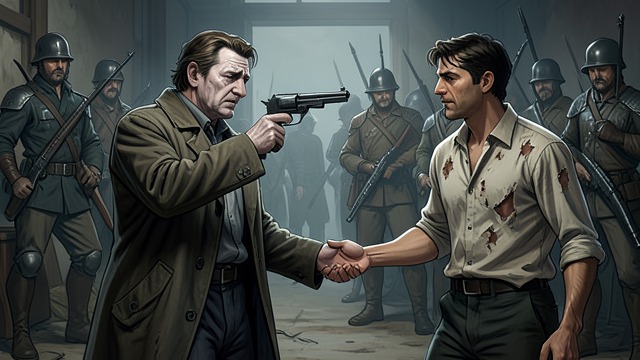 The Last Proposed Sacrifice from "The Cabin at the End of the World". The Last Proposed Sacrifice Eric’s Offer Sabrina tells Eric he may still save everyone. Grieving and concussed, he raises a gun to sacrifice himself.