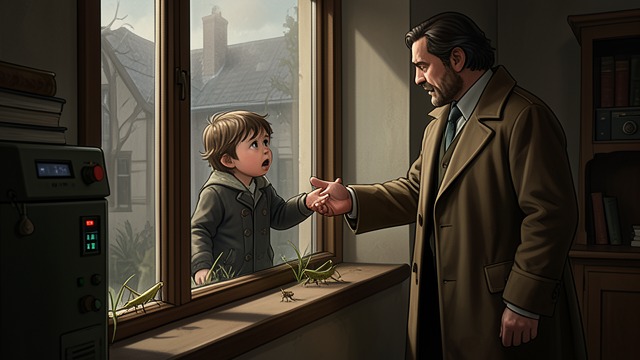 A Promise Broken from "The Cabin at the End of the World". A Promise Broken Hope for the Grasshoppers Wen panics about the insects she left outside, then asks to go free them. Her plea interrupts the renewed ultimatum.