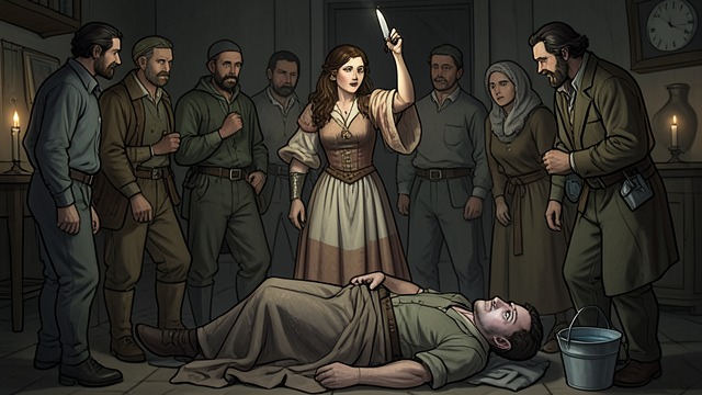 The Ritual Killing from "The Cabin at the End of the World". The Ritual Killing Joining the Attack Sabrina helps strike Redmond as the group performs its first sacrifice.