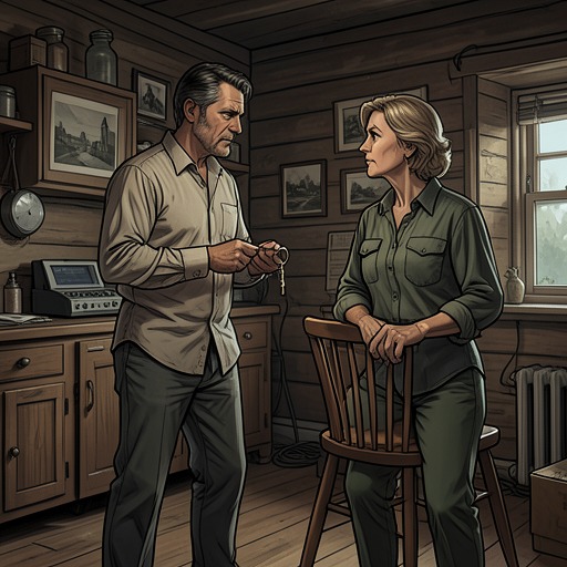 Power and Agency in the Captivity from "The Cabin at the End of the World". This flow traces the contest over who can make decisions in the cabin, from forced entry to the family’s final refusal.
