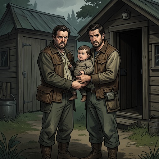 Eric and Andrew’s Marriage from "The Cabin at the End of the World". This flow traces how a long partnership and shared parenthood are tested by fear, injury, guilt, and grief.