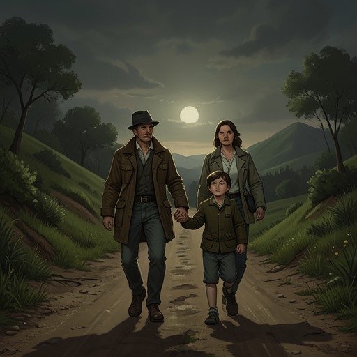 The Choice to Go On from "The Cabin at the End of the World". This flow follows the final movement from despair toward a practical, shared commitment to carry Wen and keep walking.