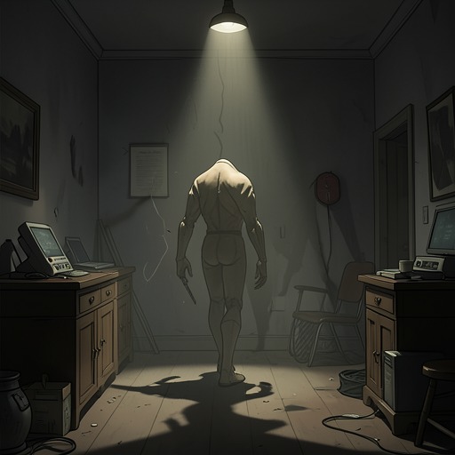 Light Darkness and the Unseen from "The Cabin at the End of the World". This flow traces the novel’s uncertain figure of light and its movement between possible supernatural presence, concussion, and fear.